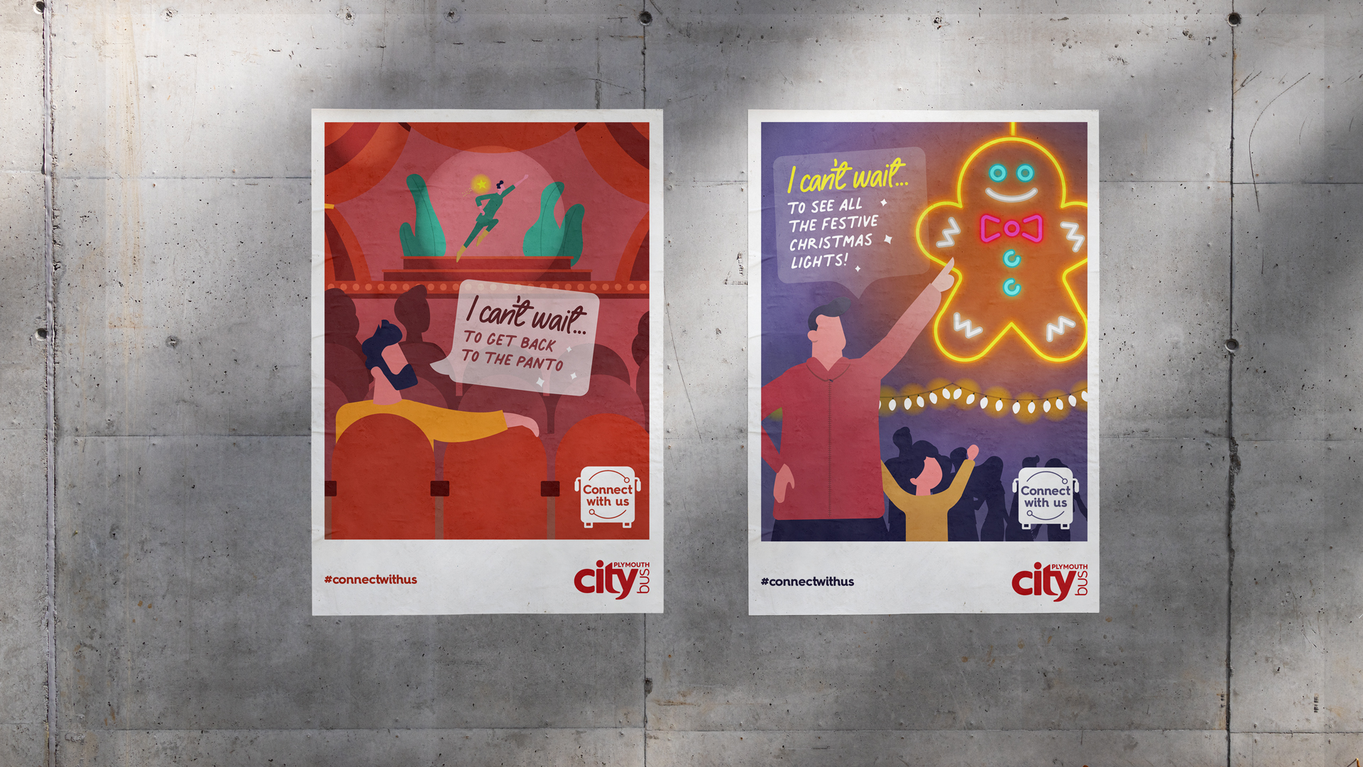 Plymouth Citybus Connect with Us Christmas